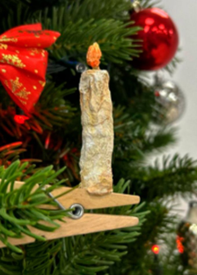 Новогодний свет: искусство ватных свечей. Мастер-класс