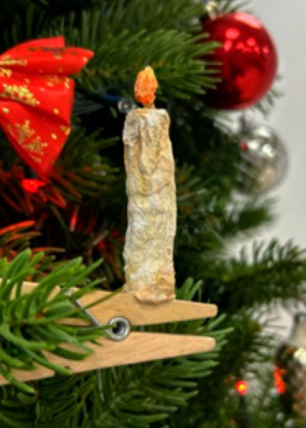 Новогодний свет: искусство ватных свечей. Мастер-класс