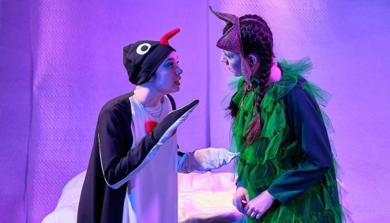 Спектакль «Как ёлочка пингвинёнка искала»