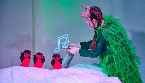 Спектакль «Как ёлочка пингвинёнка искала»